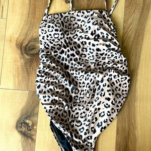 Pinkblush maternity leopard bathing suit